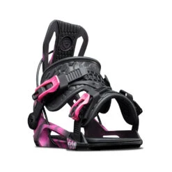 Fixation Snowboard Flow Fenix-Plus Magenta Burst 2022