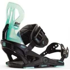 Fixation Snowboard Now Brigada Black/Turquoise 2020