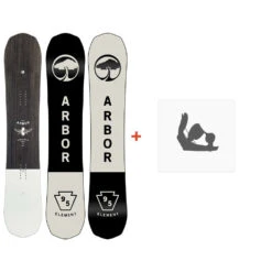 Snowboard Arbor Element Rocker 2024 + Fixations De Snowboard