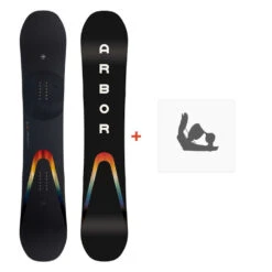 Snowboard Arbor Formula Rocker 2023 + Fixations De Snowboard