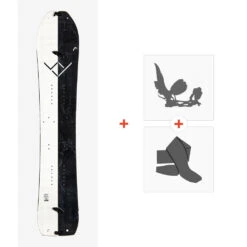 Snowboard Head Voy Splitboard Set Voy Skins 2024 + Fixations De Splitboard + Peaux