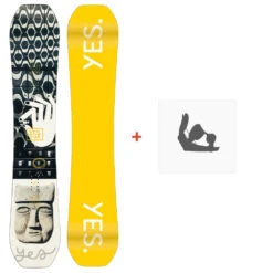 Yes! Snowboard Yes Dicey 2023 + Fixations De Snowboard
