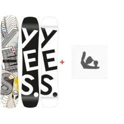 Yes! Snowboard Yes First Basic 2024 + Fixations De Snowboard