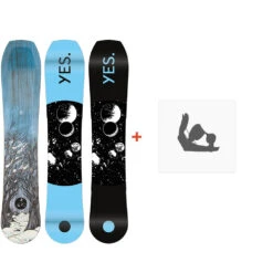 Yes! Snowboard Yes Hybrid 2023 + Fixations De Snowboard