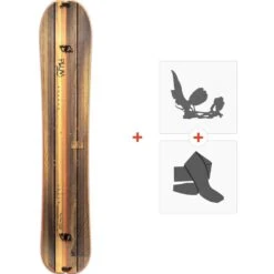 Splitboard Plum Prems 2022 + Fixations De Splitboard + Peaux