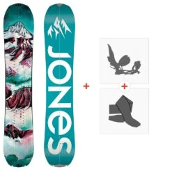 Splitboards Jones Dream Catcher Split 2022 + Fixations De Splitboard + Peaux