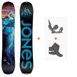 Splitboards Jones Frontier Split 2022 + Fixations De Splitboard + Peaux