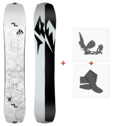 Splitboard Jones Solution 2024 + Fixations De Splitboard + Peaux