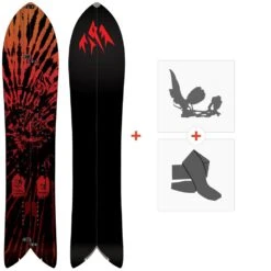 Splitboards Jones Storm Chaser 2022 + Fixations De Splitboard + Peaux