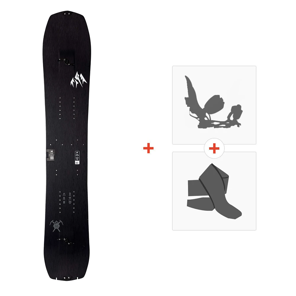 Splitboard Jones Ultra Solution 2023 + Fixations De Splitboard + Peaux 3 Splitboard Jones Ultra Solution 2023 + Fixations De Splitboard + Peaux