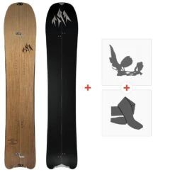 Splitboards Jones Women'S Hovercraft Split 2022 + Fixations De Splitboard + Peaux